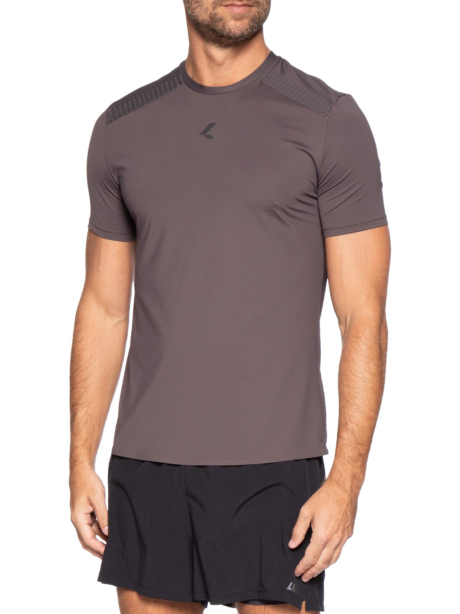 Camiseta Masculina Run Slim Men Marrom Live!