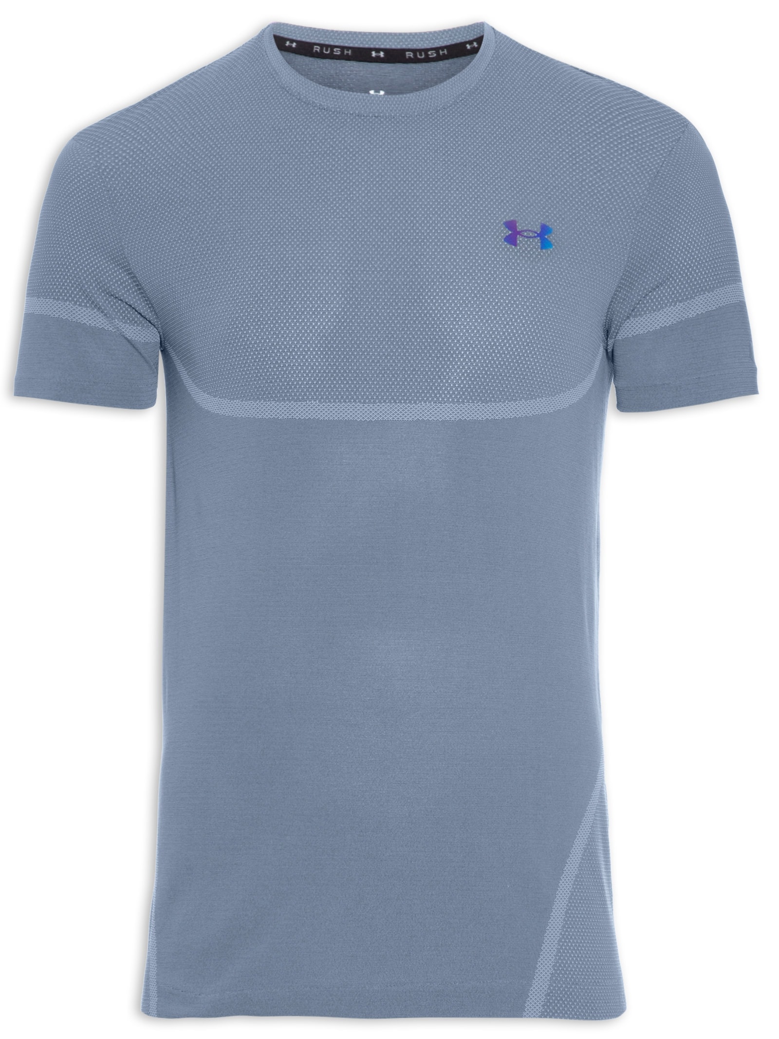 Camiseta Masculina Rush Seamless Azul Under Armour