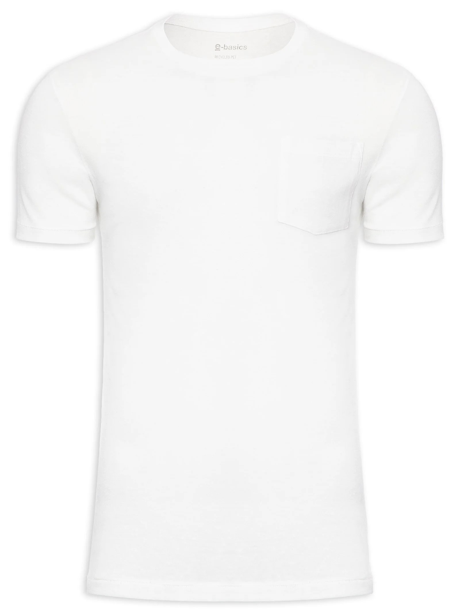 Camiseta Masculina Rustic Pocket E-Basics Branco Osklen