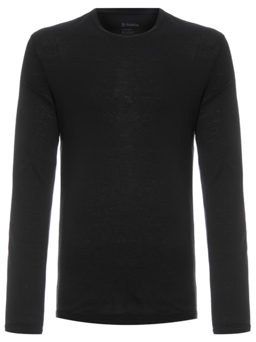 Camiseta Masculina Rustic Pocket E-basics - Preto