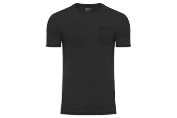 Camiseta Masculina Rustic Pocket E-Basics - Preto