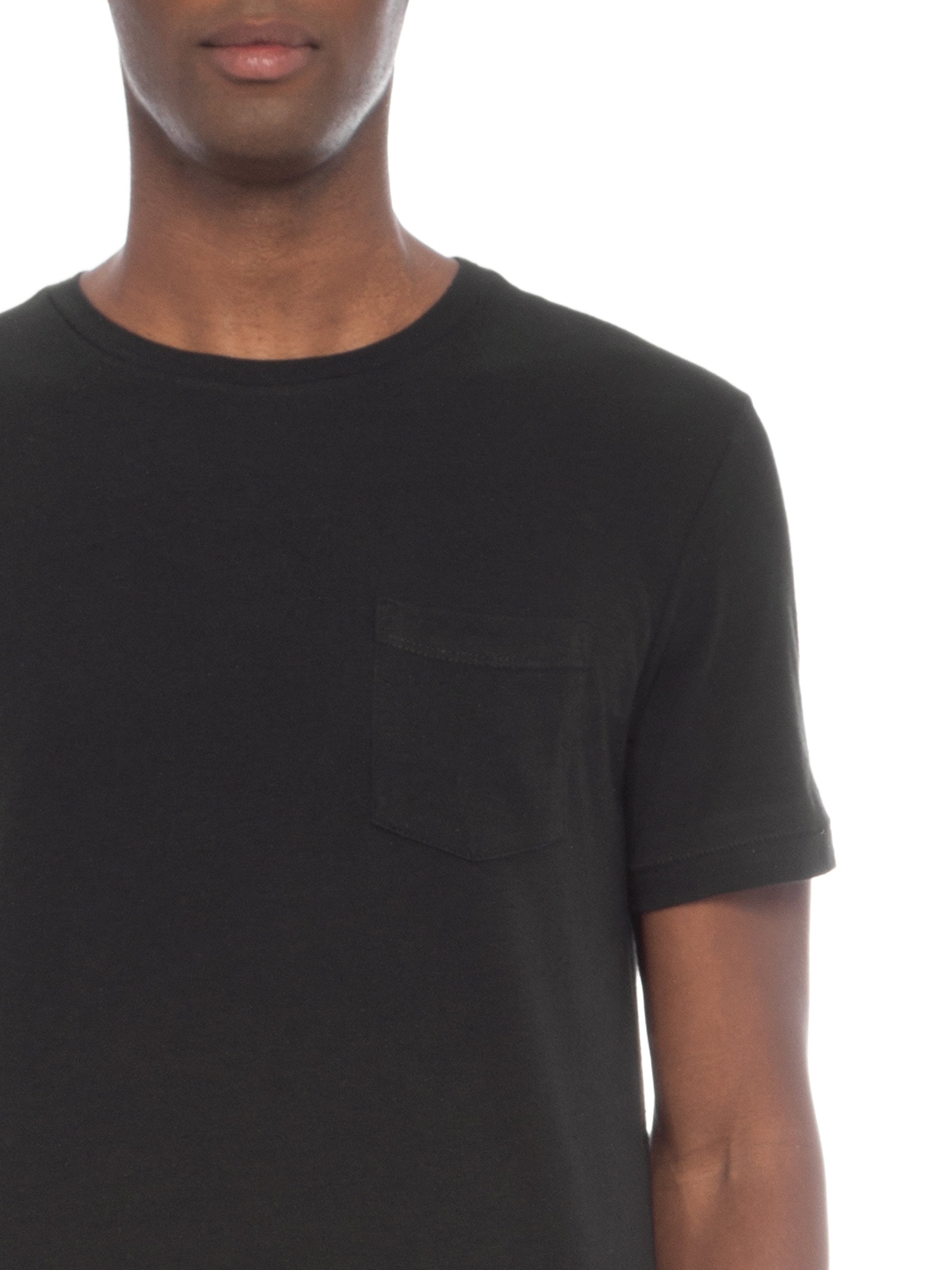 Camiseta Masculina Rustic Pocket E-Basics Preto Osklen