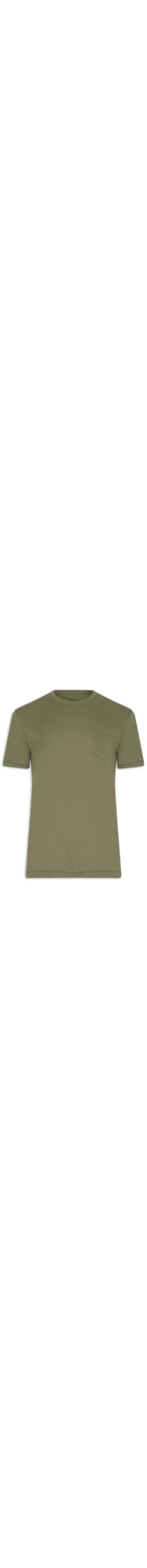 Camiseta Masculina Rustic Pocket E-basics - Verde