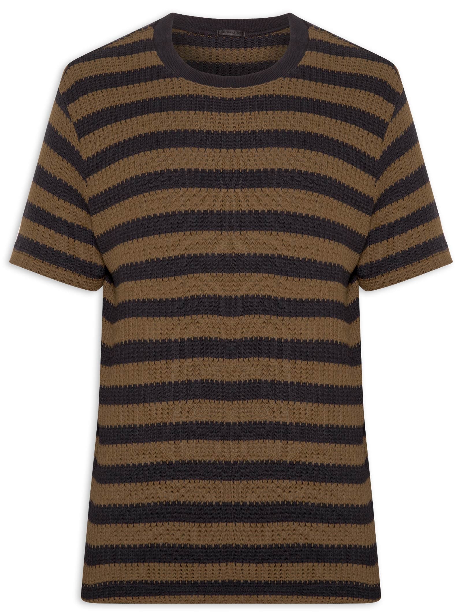 Camiseta Masculina Rustic TH – Marrom Osklen
