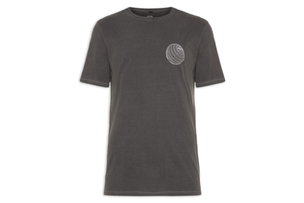 Camiseta Masculina Rx Globe - Cinza