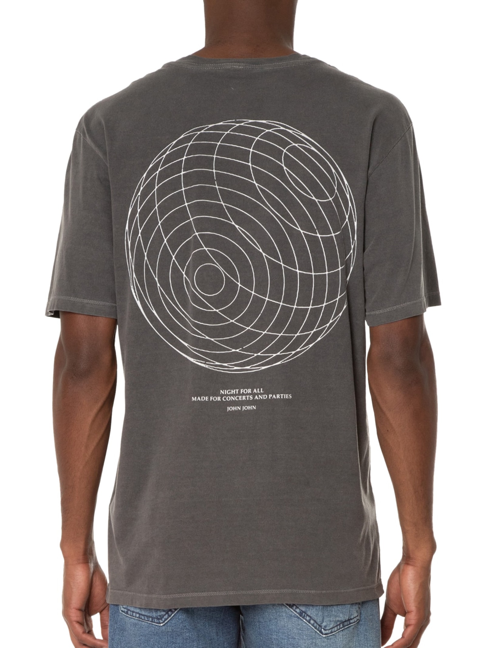 Camiseta Masculina Rx Globe Cinza John John