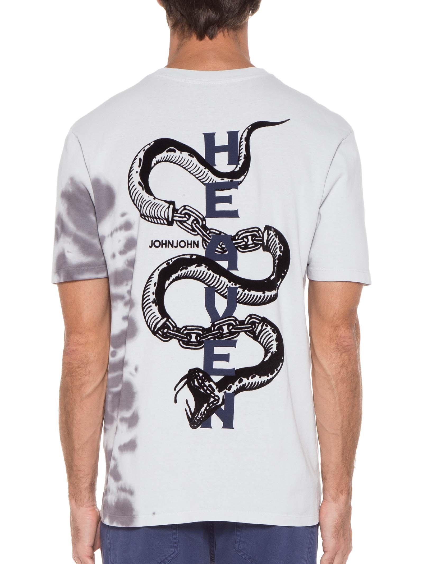 Camiseta Masculina Rx Heaven Snake Cinza John John