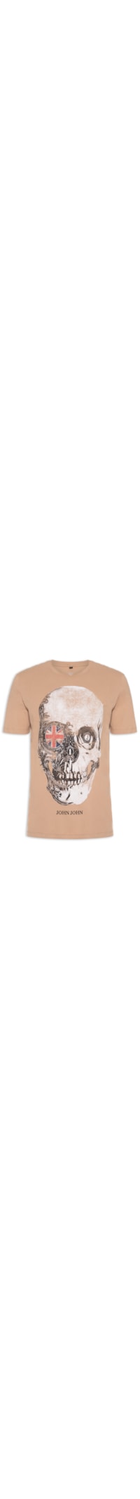Camiseta Masculina Rx Skull London - Marrom