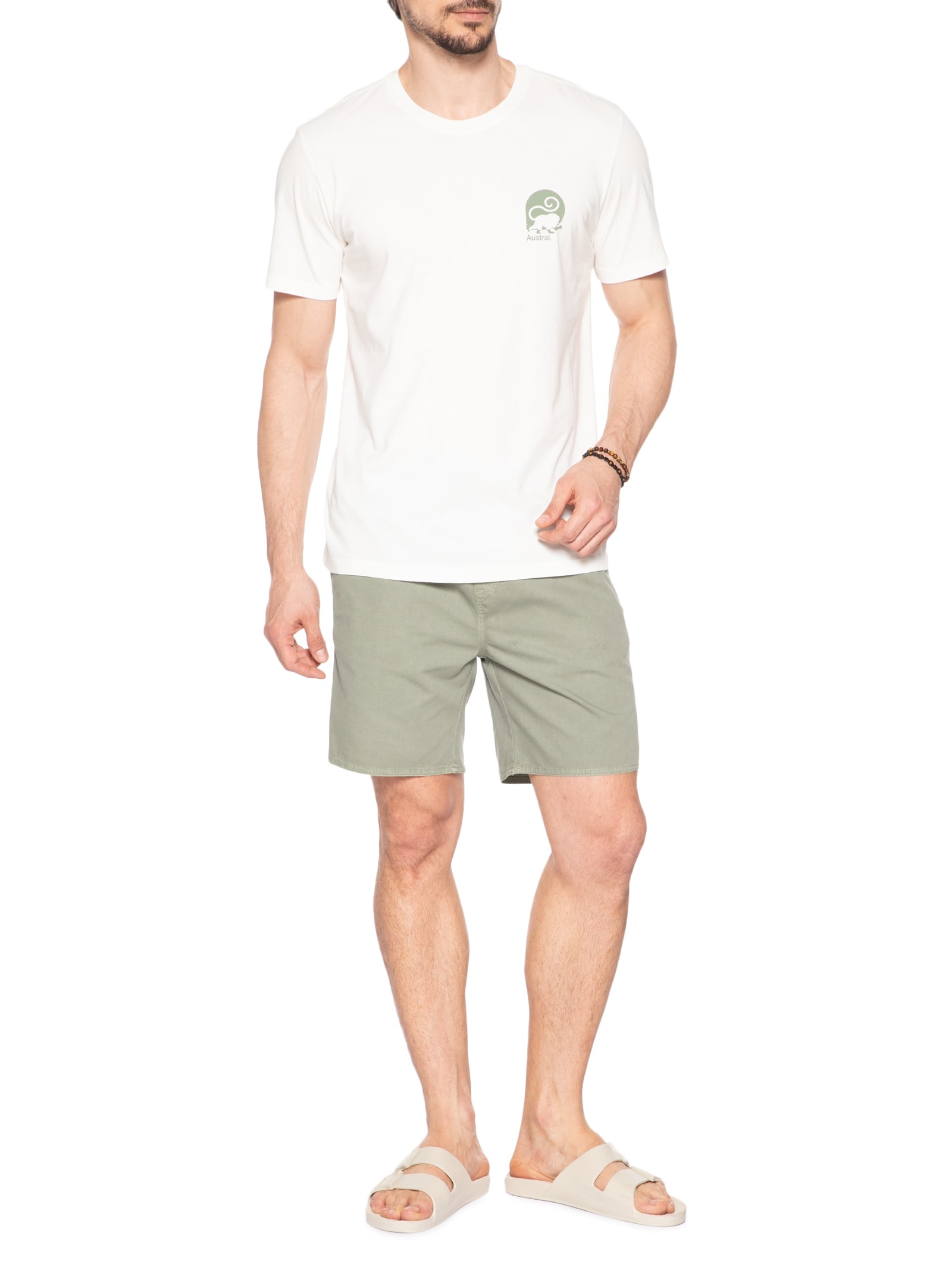 Camiseta Masculina Sagui Branco Austral