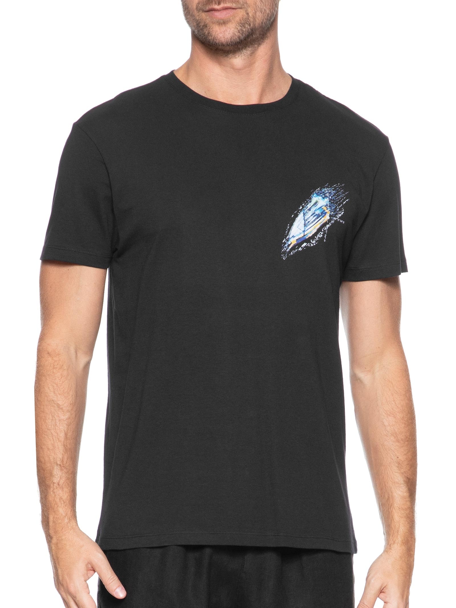 Camiseta Masculina Sail Preto Foxton