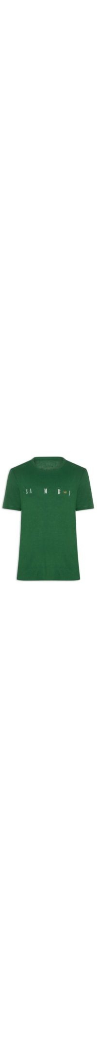 Camiseta Masculina Samba Coroa Light Linen - Verde