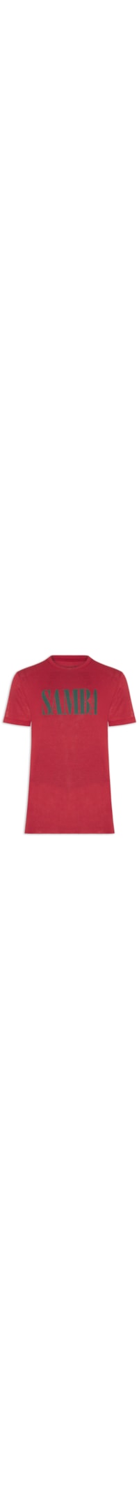 Camiseta Masculina Samba Light Linen Mc - Vermelho