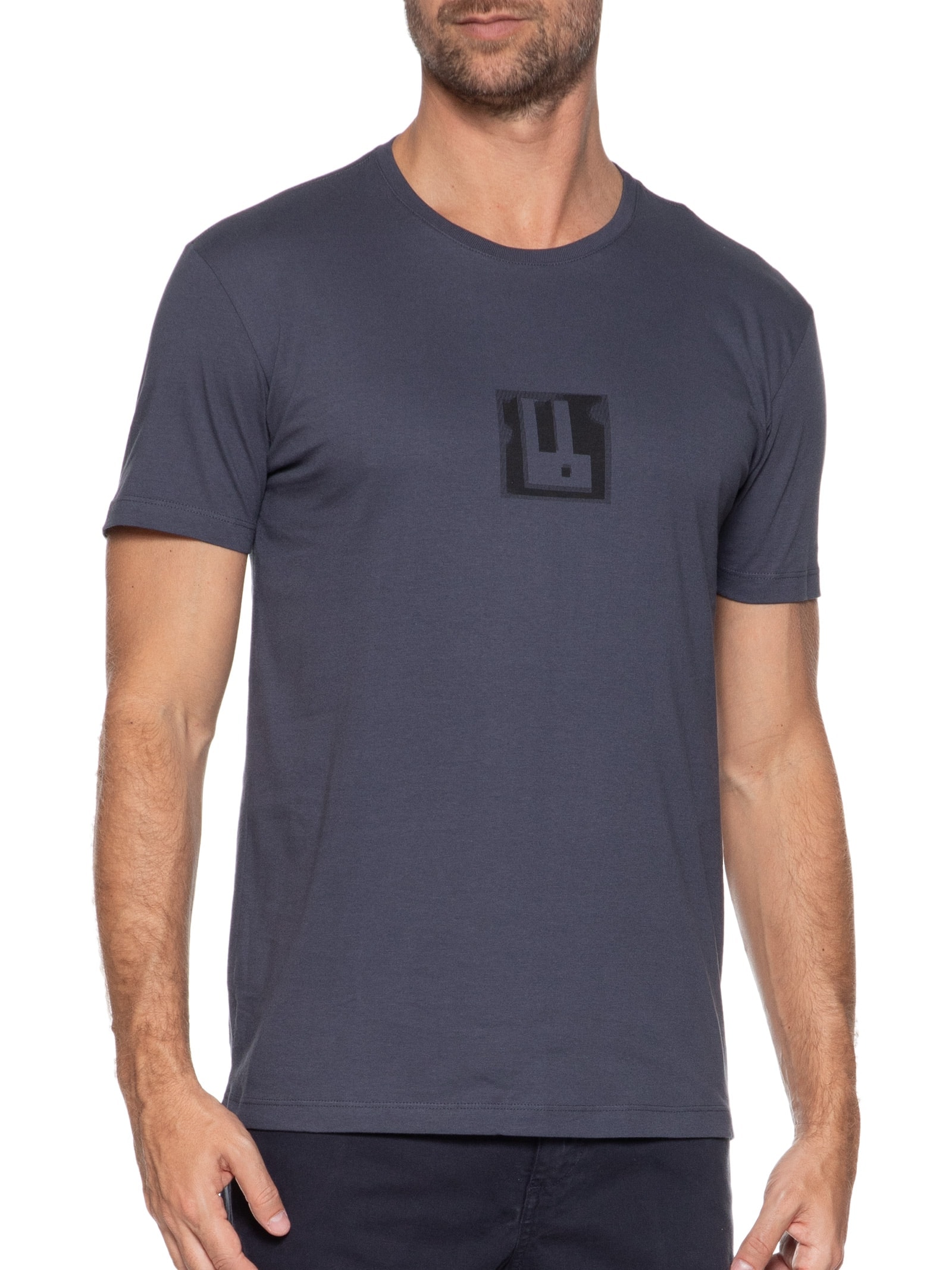 Camiseta Masculina Sampling Azul Foxton