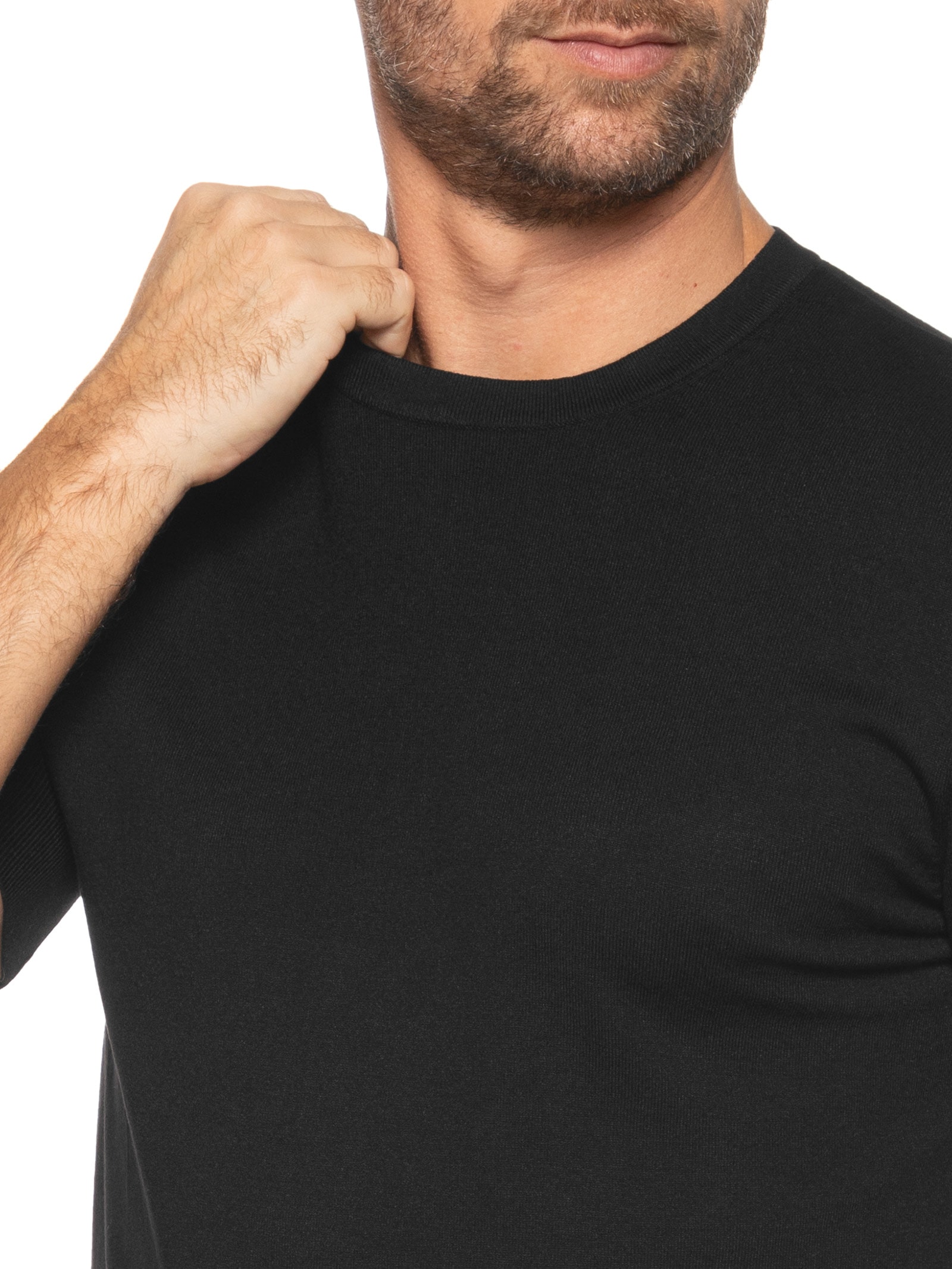 Camiseta Masculina San Carl Preto Hugo