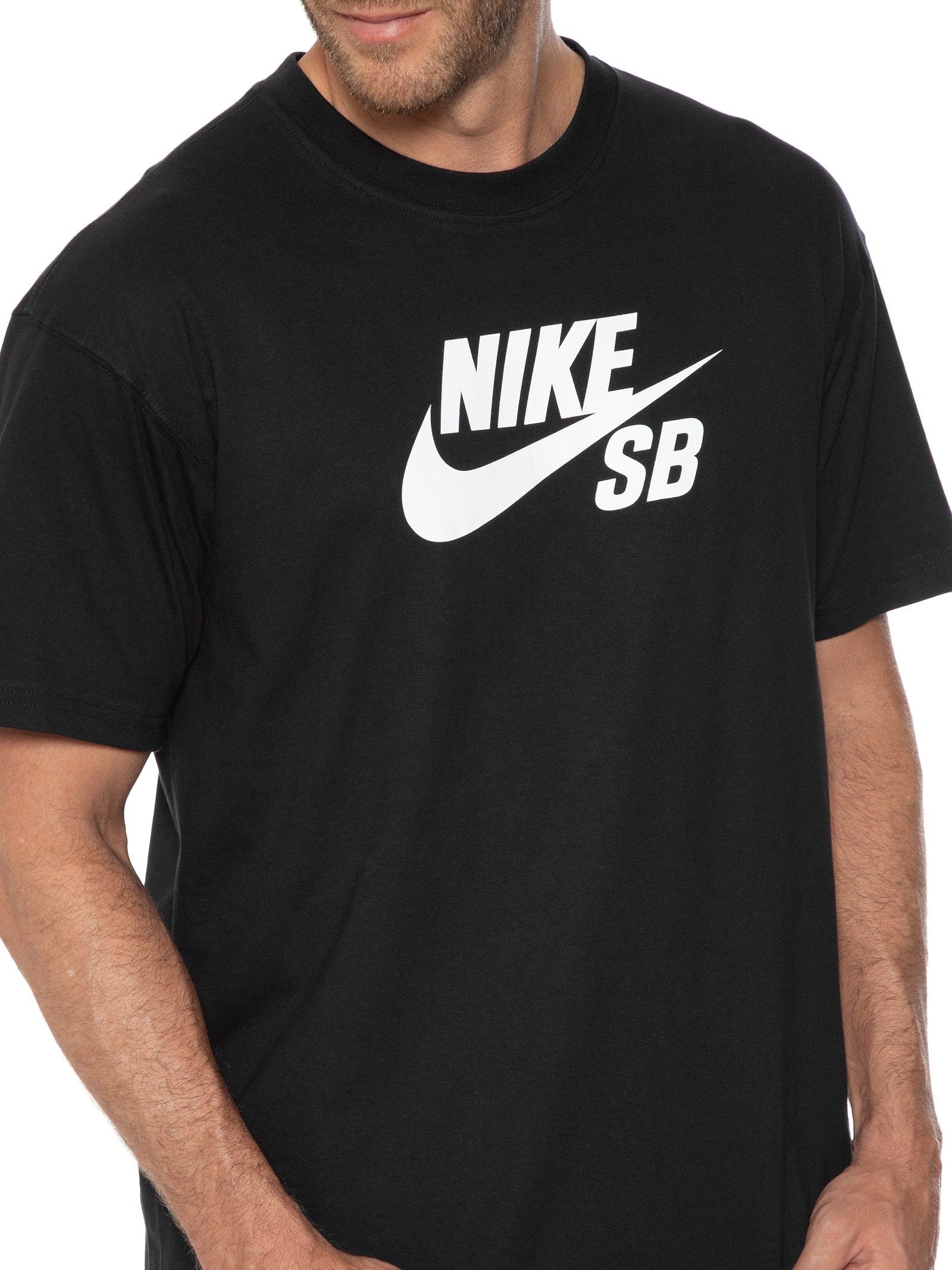 Camiseta Masculina SB Tee Logo Preto Nike
