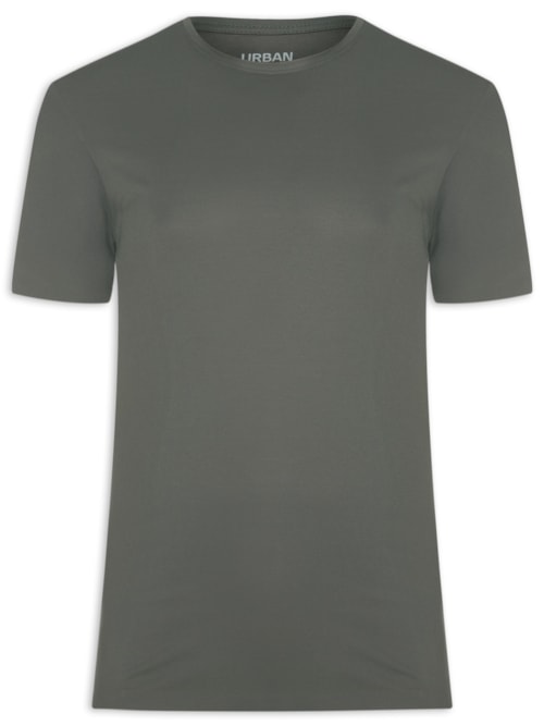 Camiseta Masculina Seamless Collab IMF – Cinza