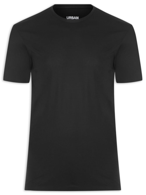 Camiseta Masculina Seamless Collab IMF – Preto