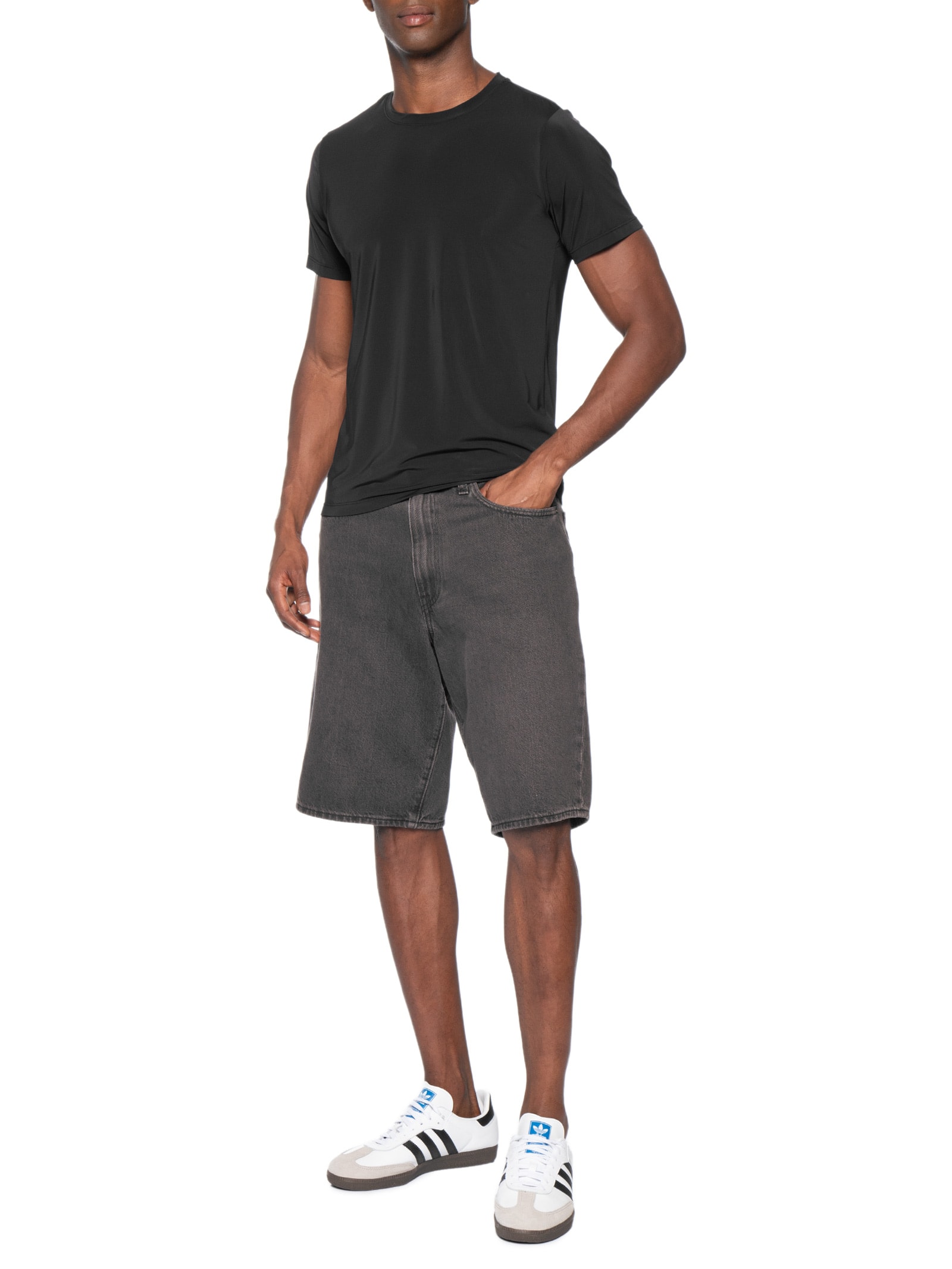 Camiseta Masculina Segunda Pele Tech Preto Hering Intimates