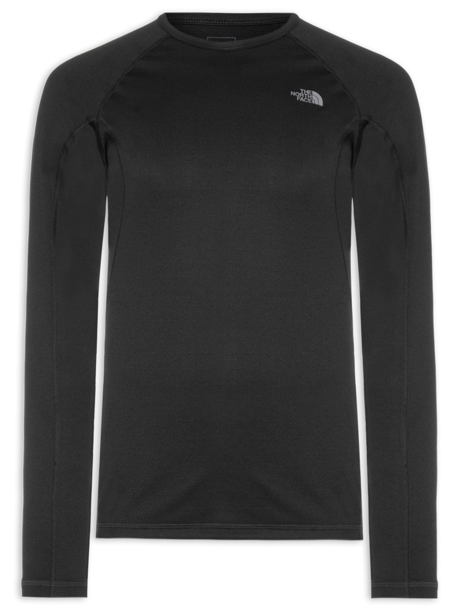 Camiseta Masculina Segunda Pele Warm Gola Careca Preto The North Face