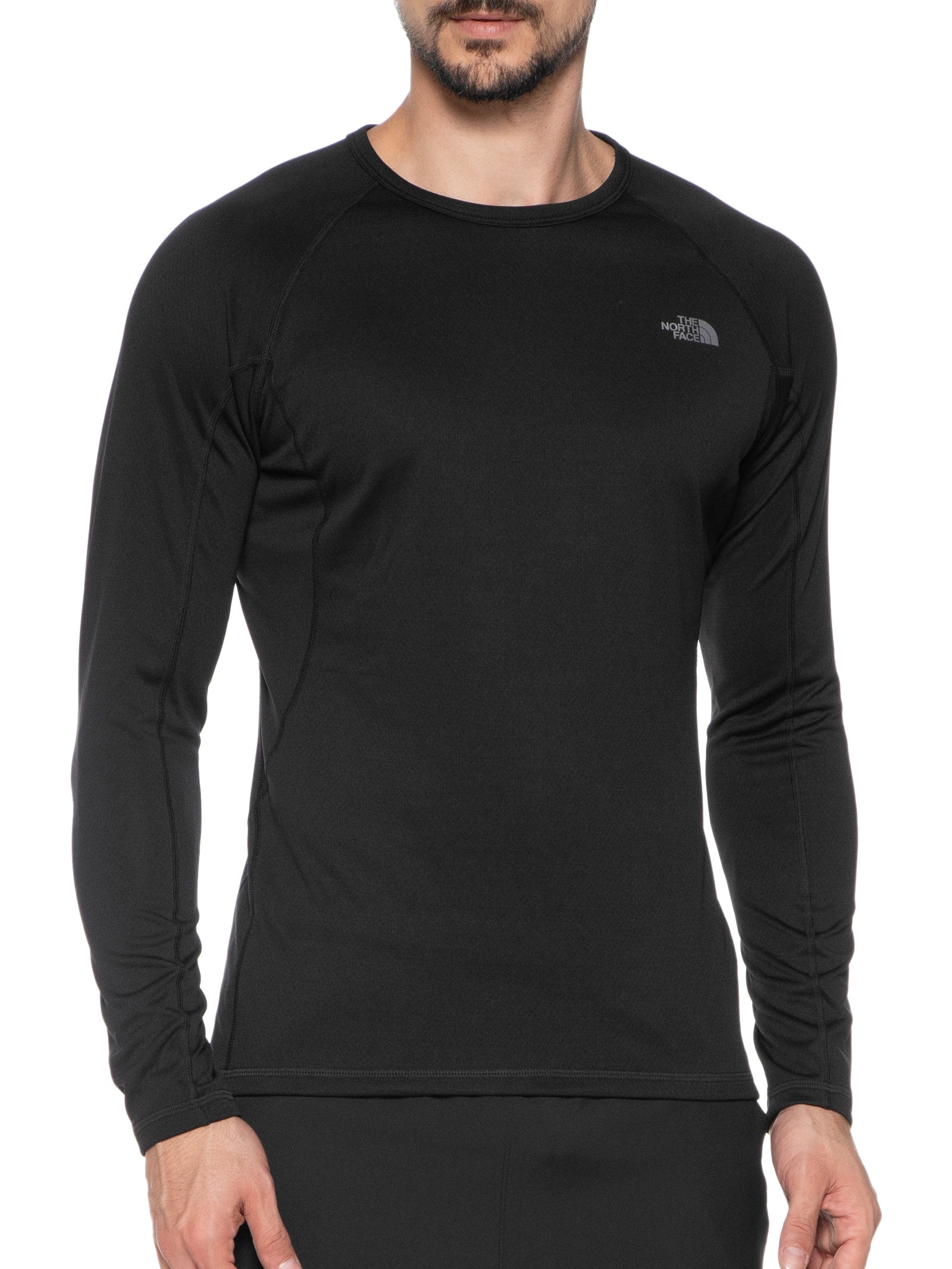 Camiseta Masculina Segunda Pele Warm Gola Careca Preto The North Face