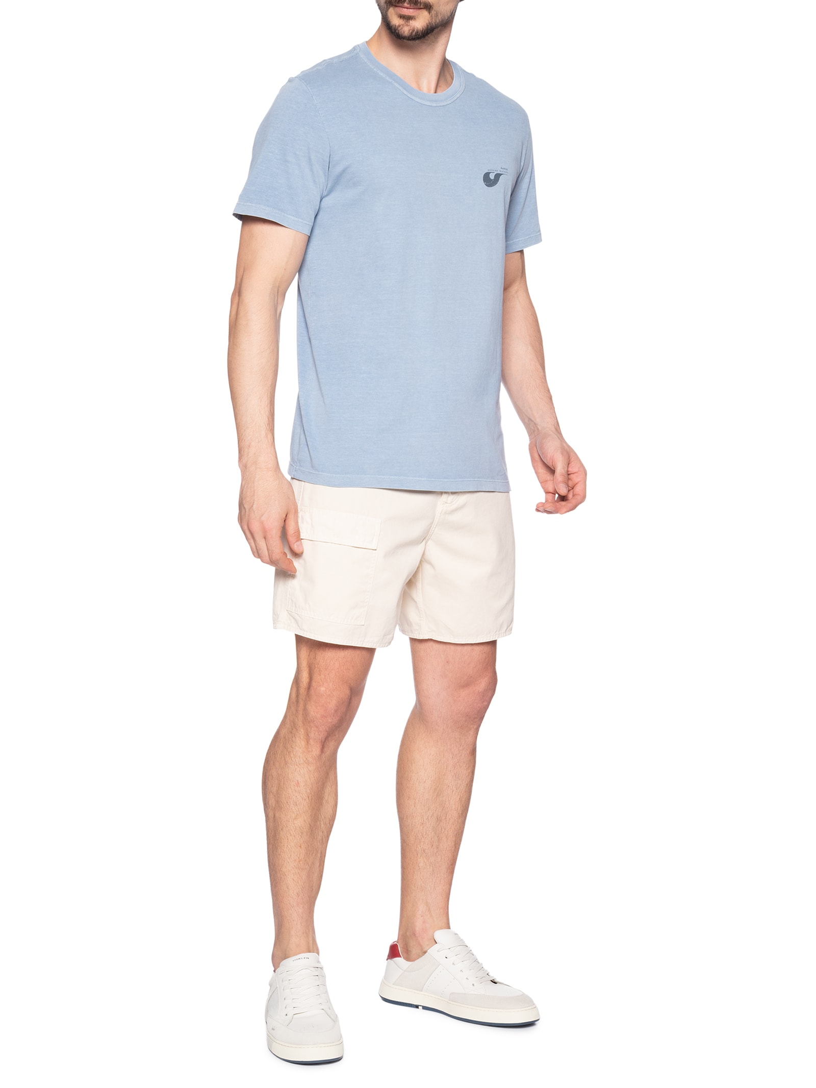 Camiseta Masculina Serene Azul Austral