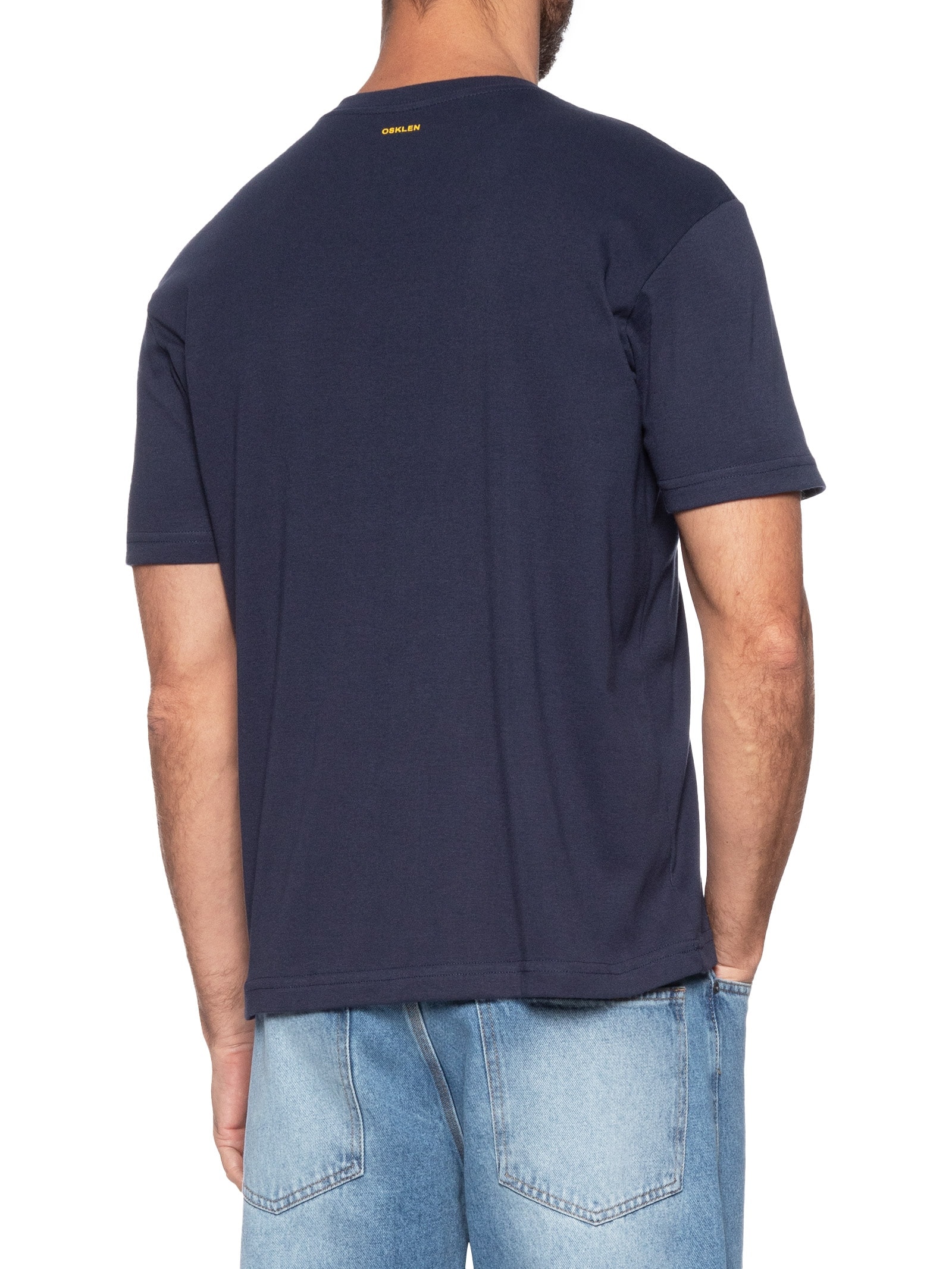 Camiseta Masculina Shirt Kit Mc Azul Osklen