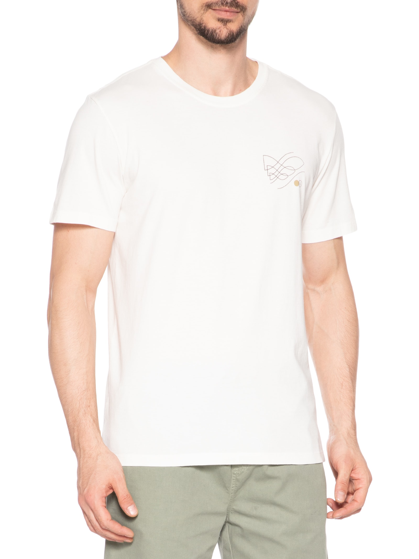 Camiseta Masculina Shoal Branco Austral