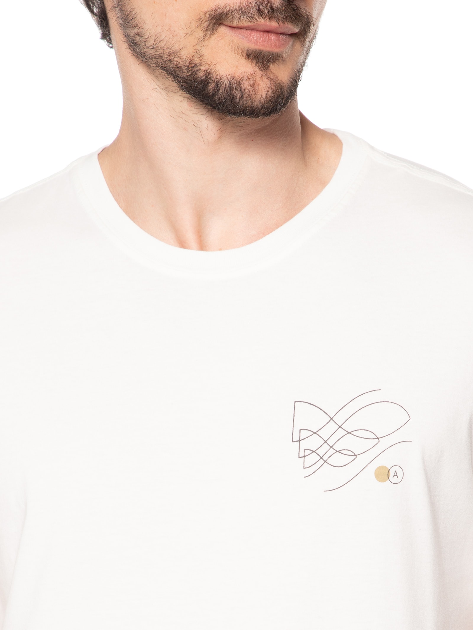 Camiseta Masculina Shoal Branco Austral