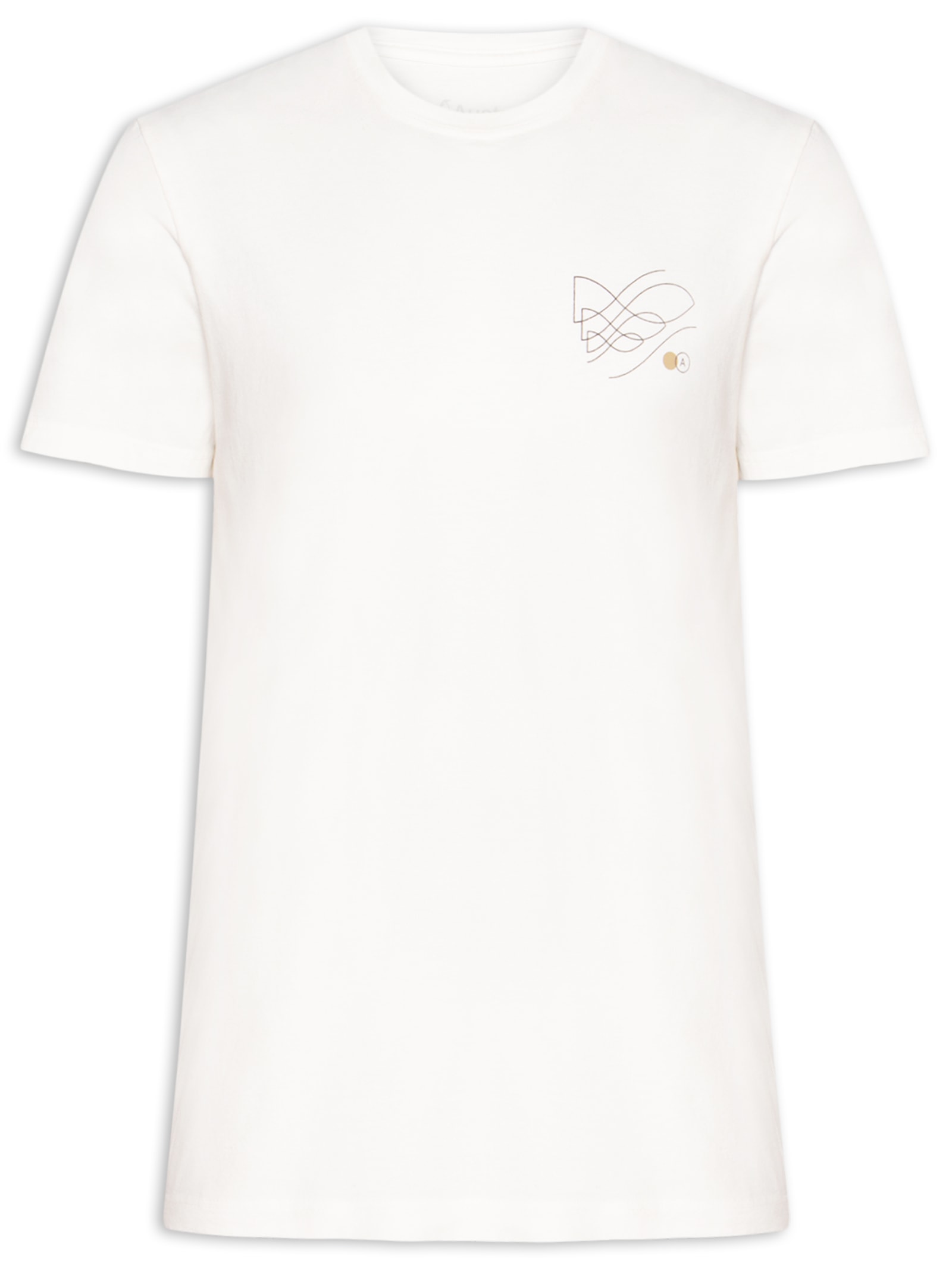 Camiseta Masculina Shoal Branco Austral