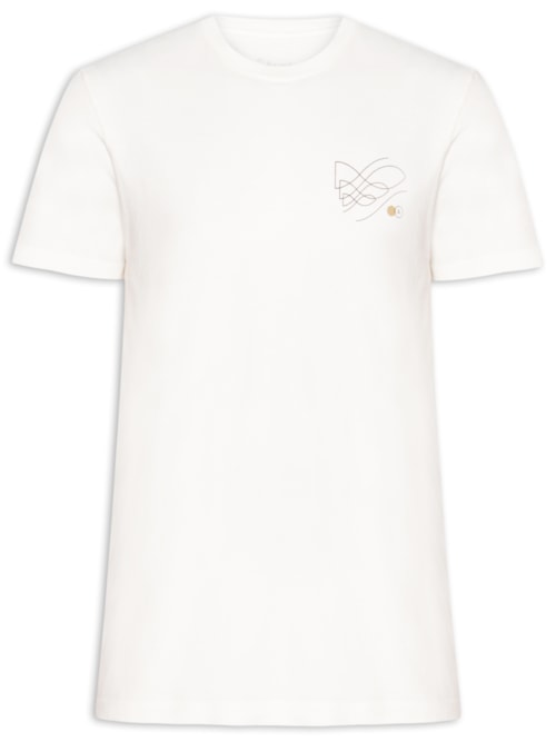 Camiseta Masculina Shoal – Branco