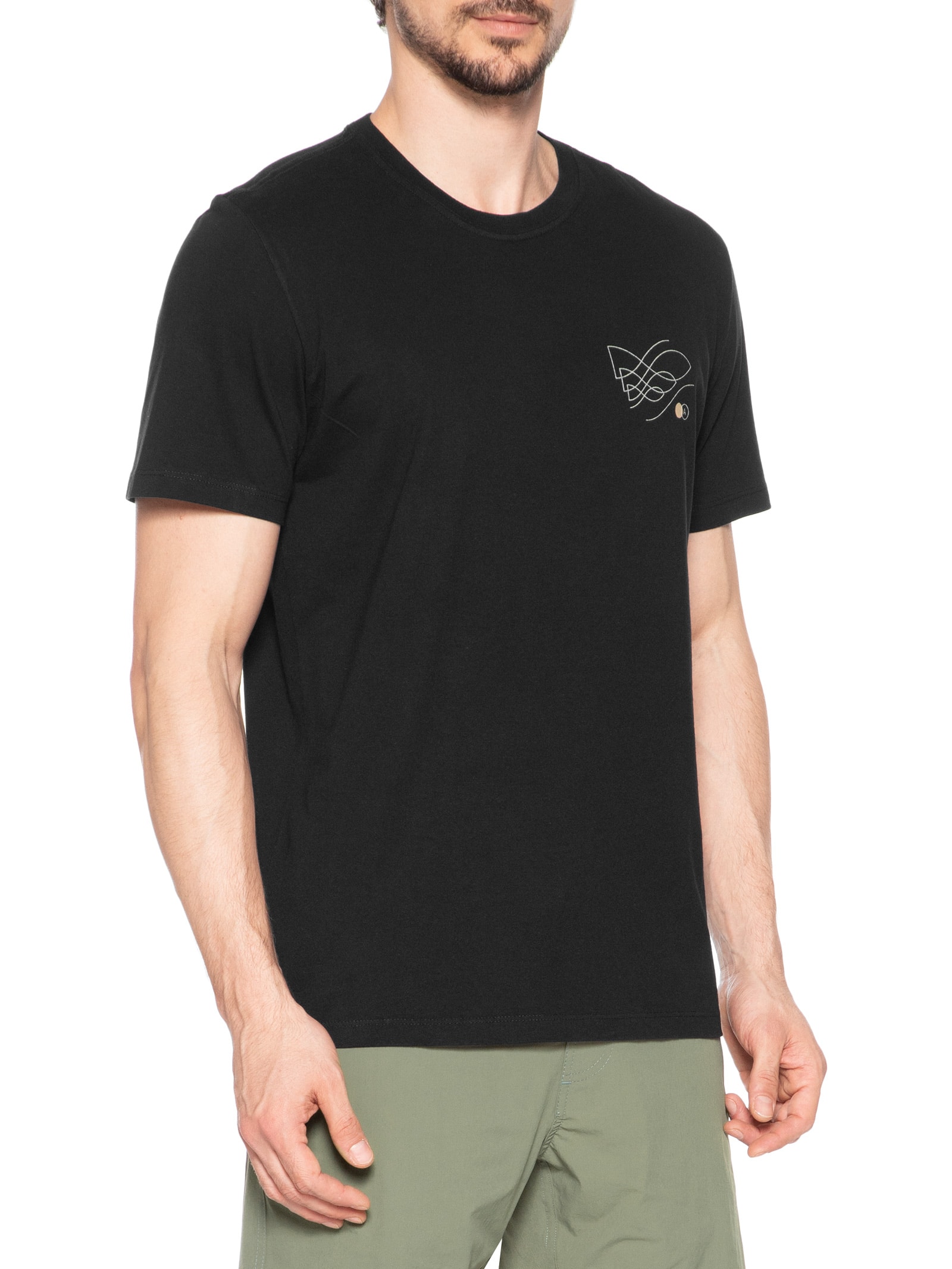 ?Camiseta Masculina Shoal Preto Austral