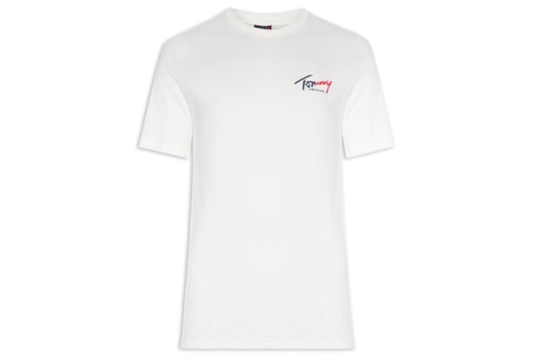 Camiseta Masculina Sign Chest - Branco