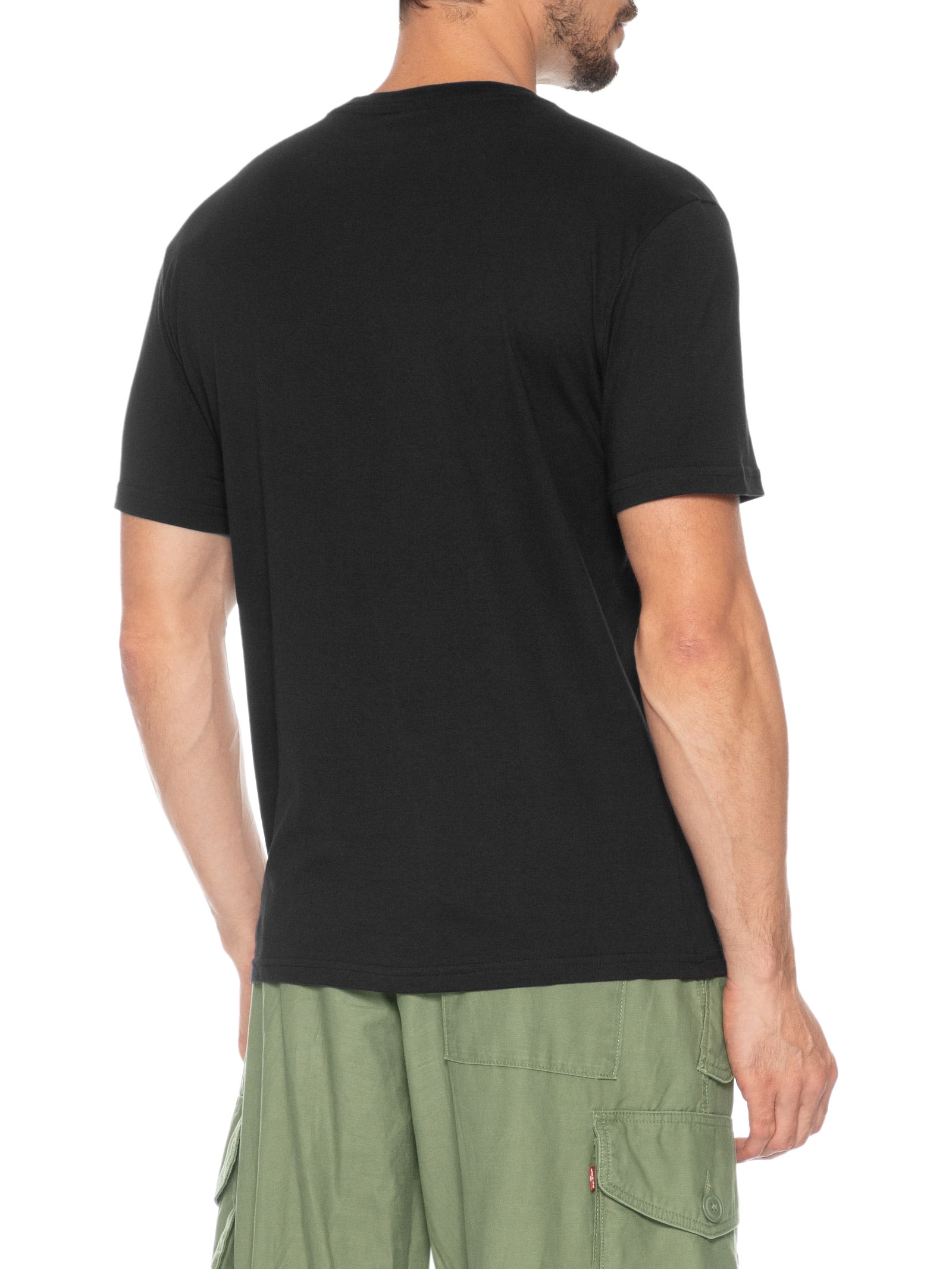 Camiseta Masculina Sign Chest Preto Tommy Jeans