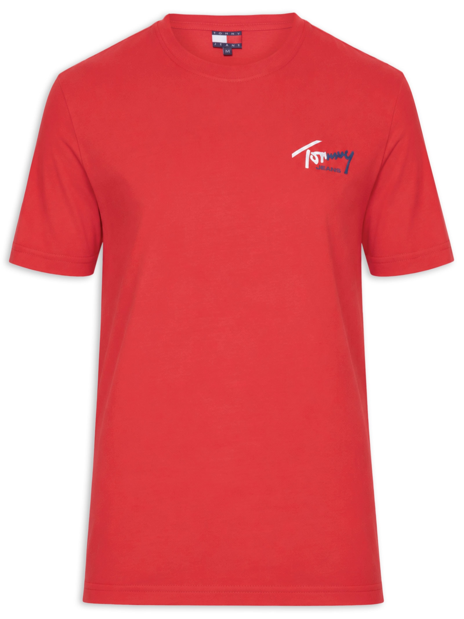 Camiseta Masculina Sign Chest Vermelho Tommy Jeans