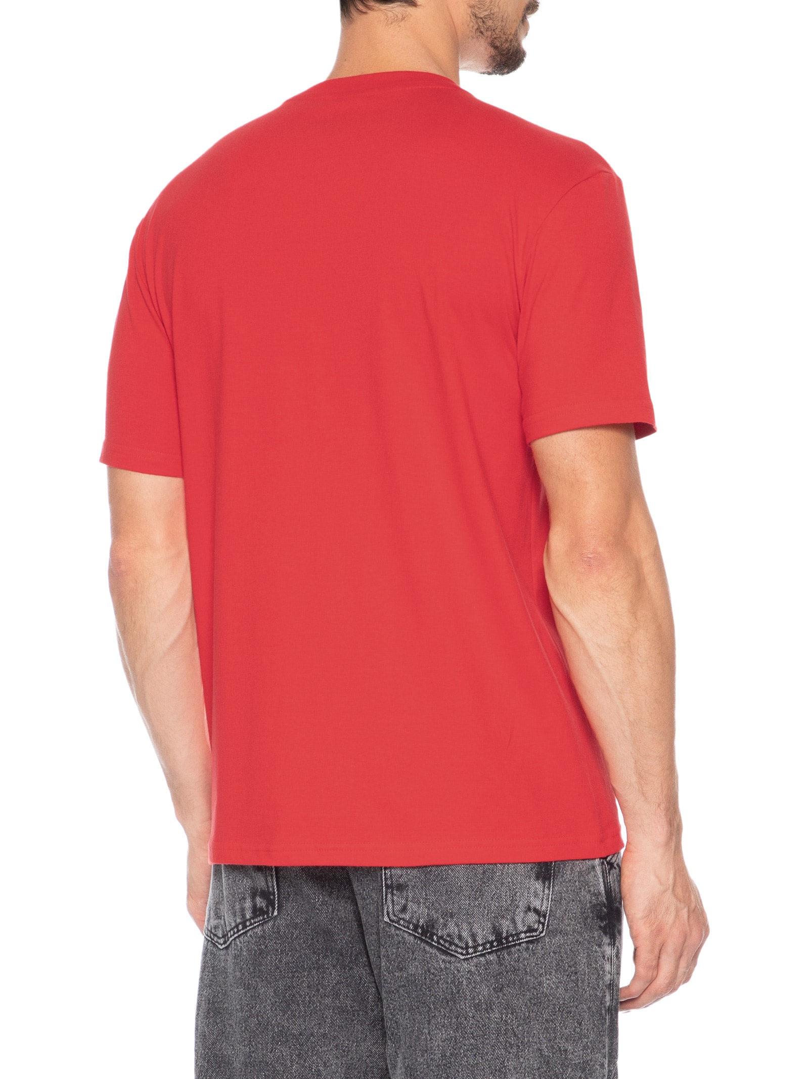 Camiseta Masculina Sign Chest Vermelho Tommy Jeans