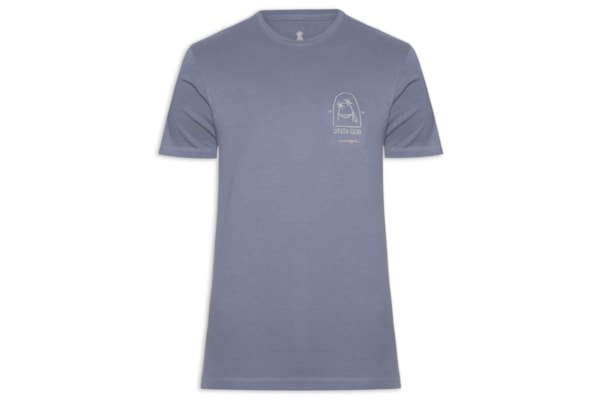 Camiseta Masculina Silk da Siesta Club - Azul 