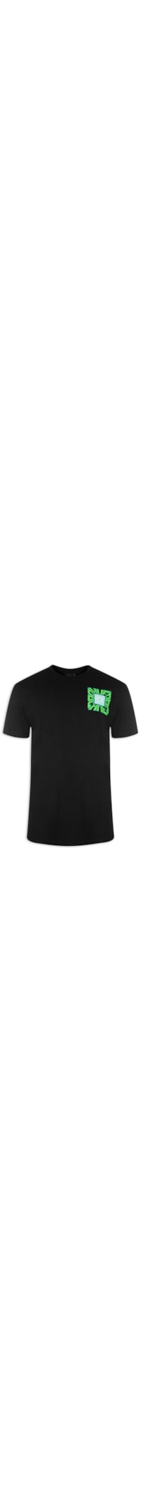 Camiseta Masculina Silk Mc Illusion - Preto
