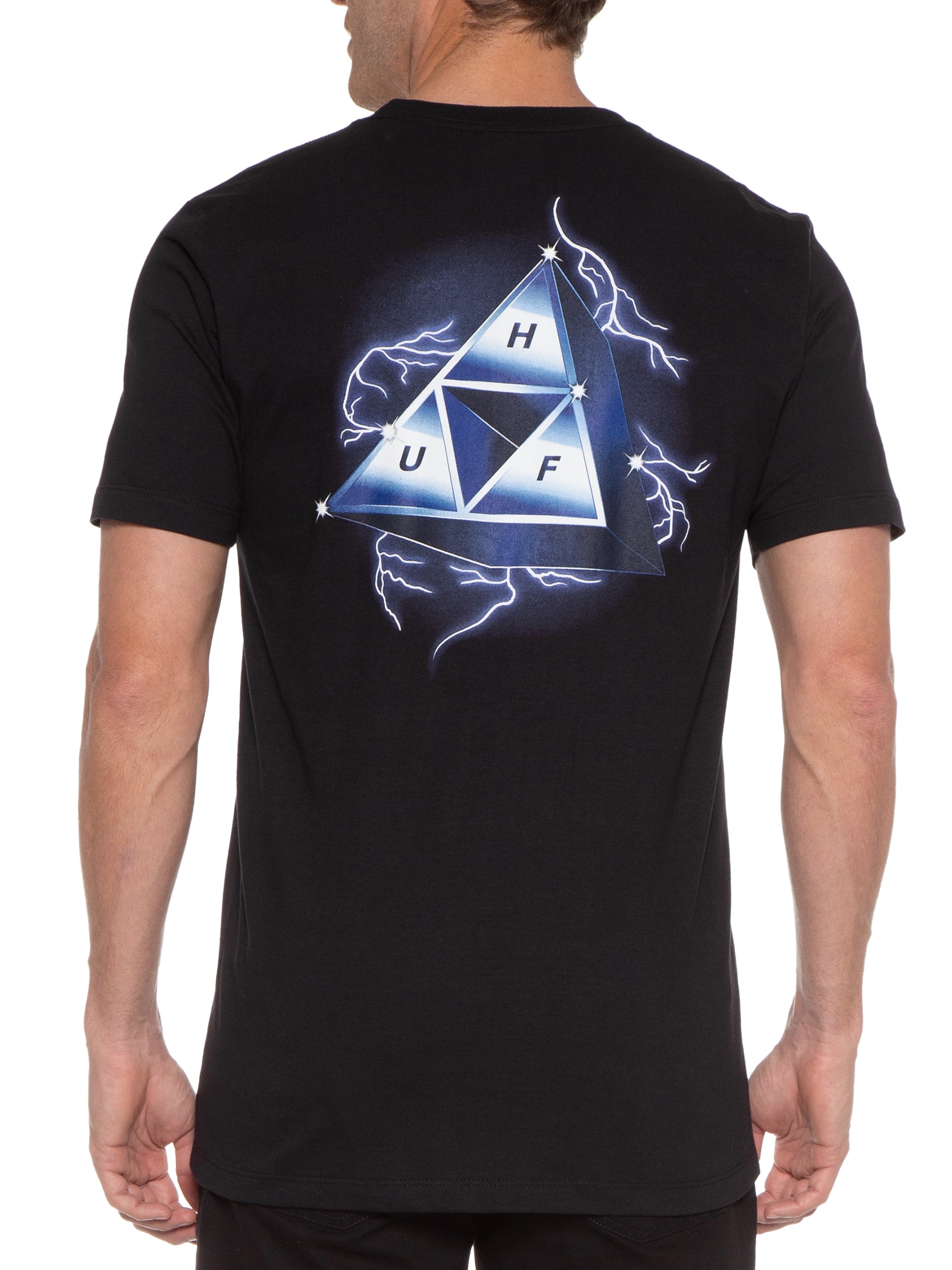 Camiseta Masculina Silk Mc Storm Preto Huf