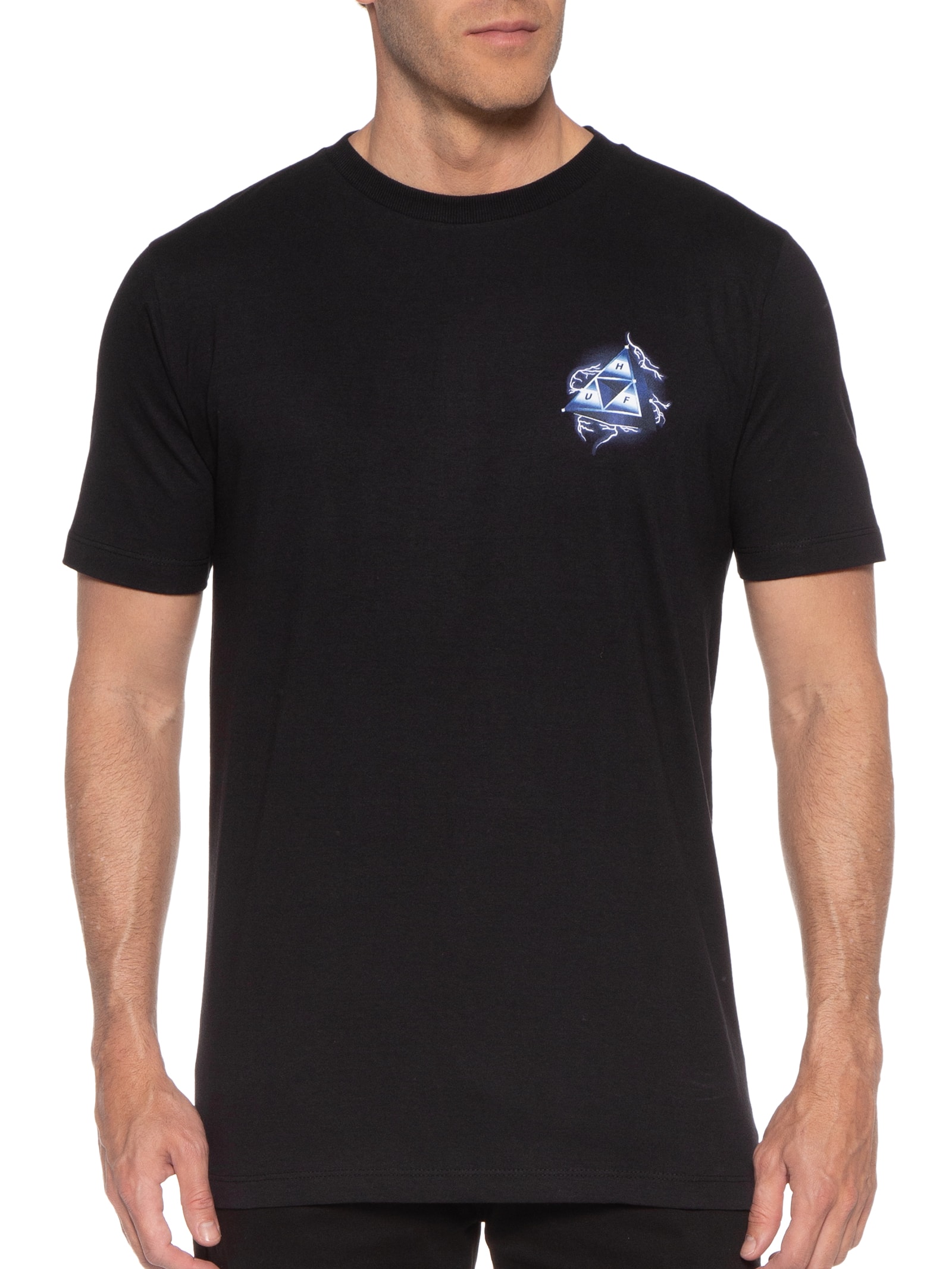 Camiseta Masculina Silk Mc Storm Preto Huf