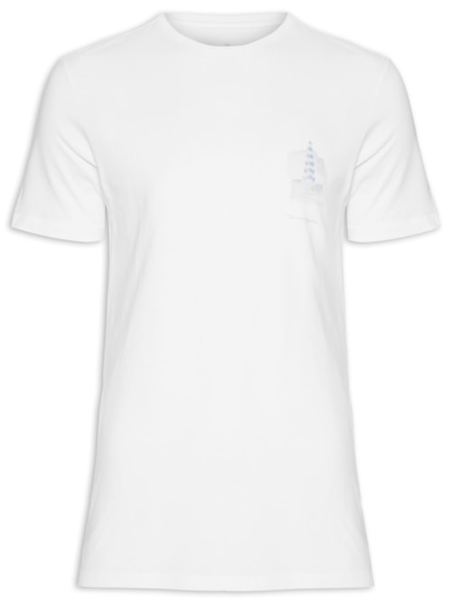Camiseta Masculina Silkada Barracas – Branco