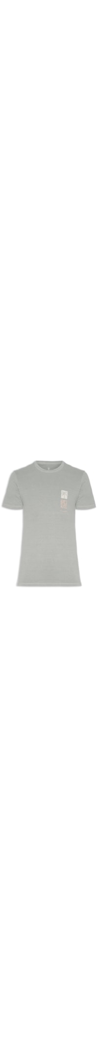 Camiseta Masculina Silkada Bossa Blocks - Cinza
