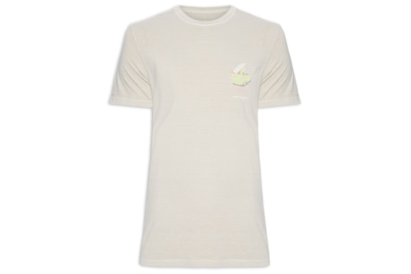 Camiseta Masculina Silkada Cinquecento - Bege