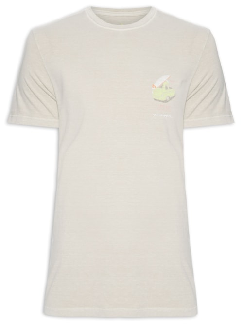 Camiseta Masculina Silkada Cinquecento – Bege