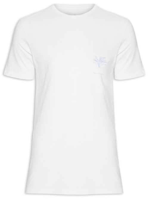 Camiseta Masculina Silkada Coqueirão – Branco