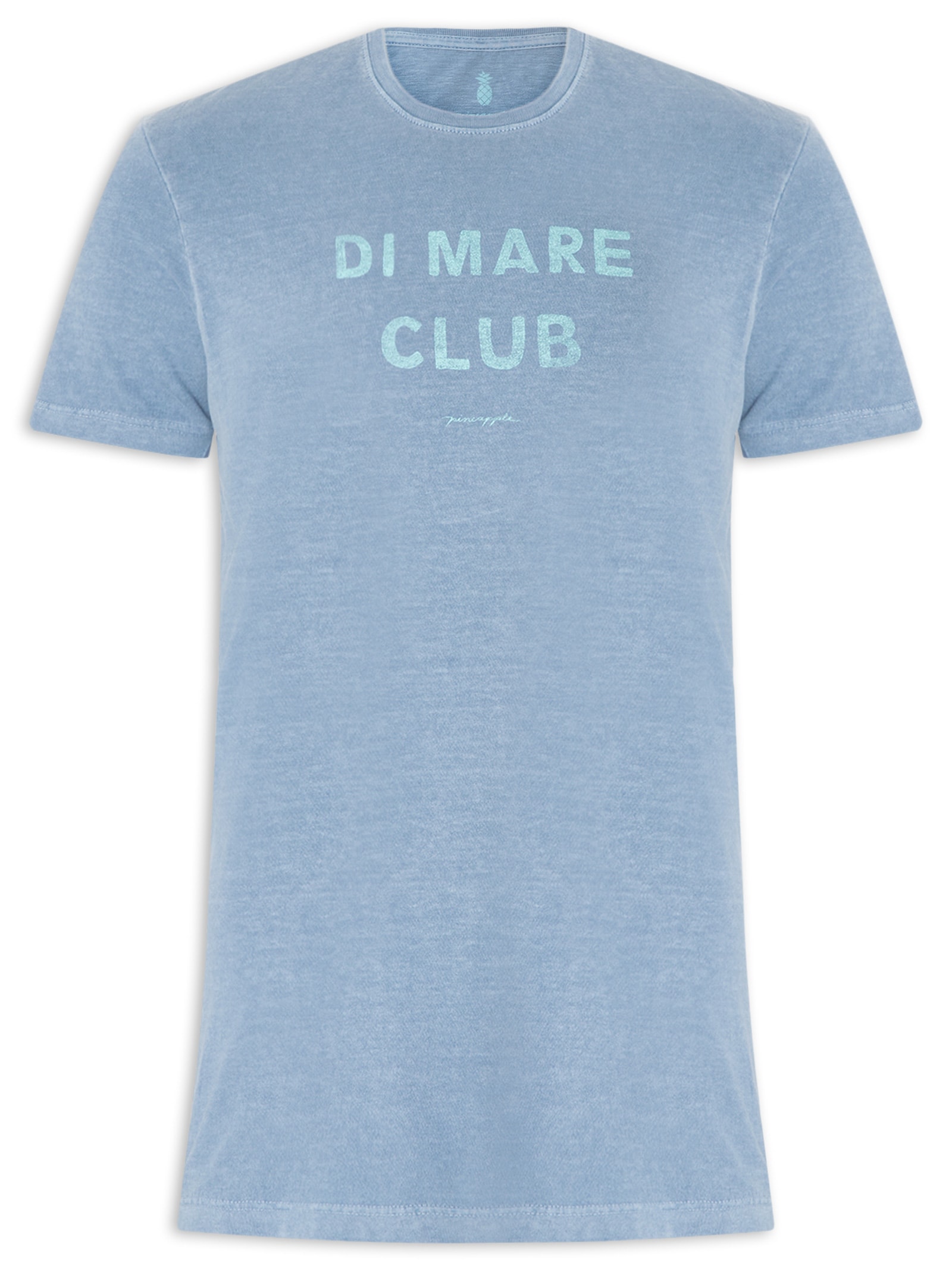  Camiseta Masculina Silkada Di Mare Azul Pineapple