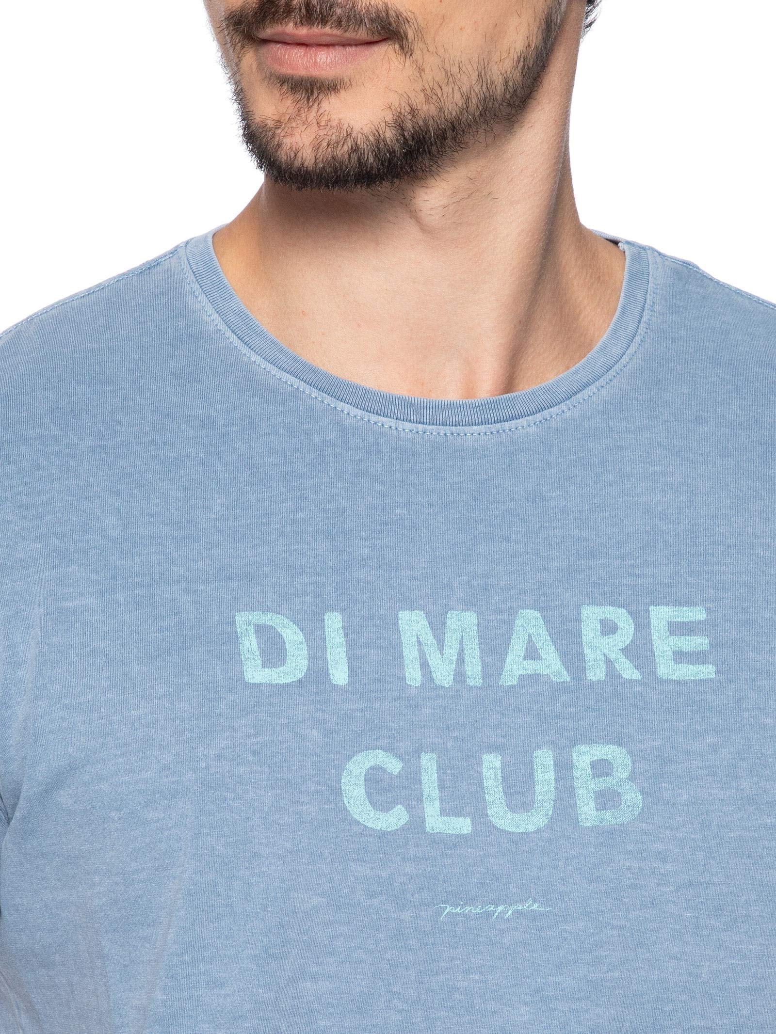  Camiseta Masculina Silkada Di Mare Azul Pineapple