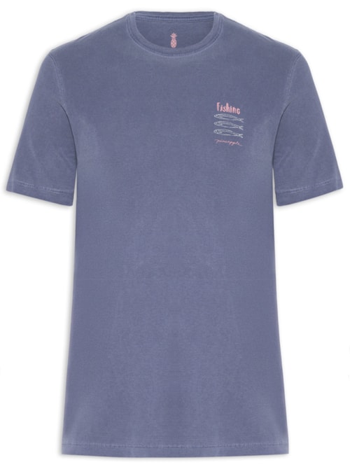 Camiseta Masculina Silkada Fishing – Azul