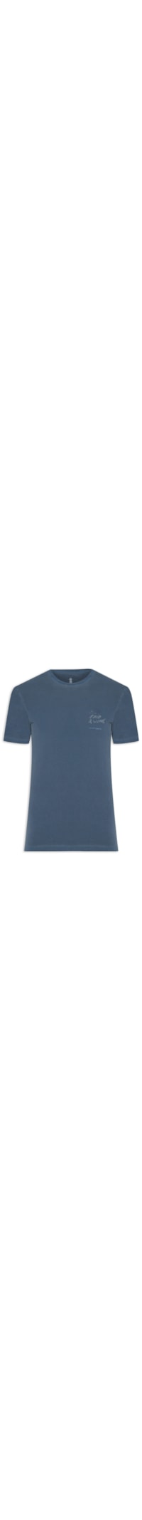 Camiseta Masculina Silkada Food & Wine - Azul