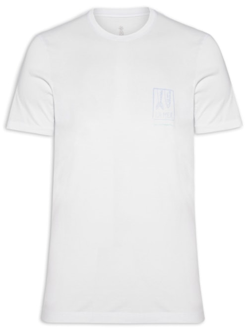 Camiseta Masculina Silkada La Mer – Branco