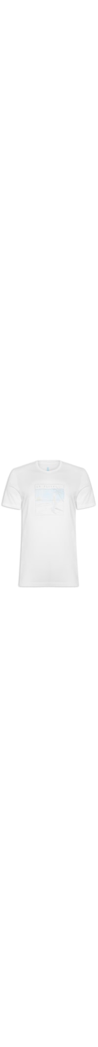 Camiseta Masculina Silkada La Playa - Branco